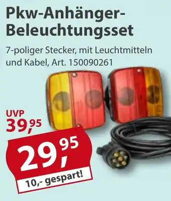 Sonderpreis Baumarkt Pkw-Anhänger- Beleuchtungsset Angebot