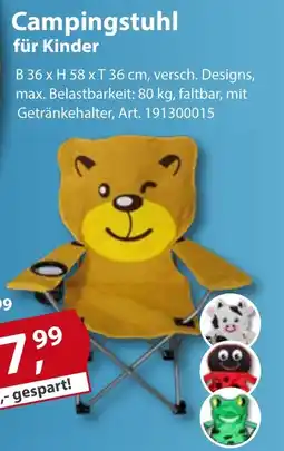 Sonderpreis Baumarkt Campingstuhl für Kinder Angebot