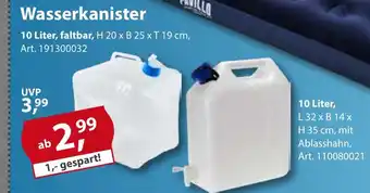 Sonderpreis Baumarkt Wasserkanister Angebot