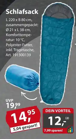 Sonderpreis Baumarkt Schlafsack Angebot