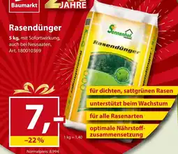 Sonderpreis Baumarkt Sonnenhof Rasendünger Angebot