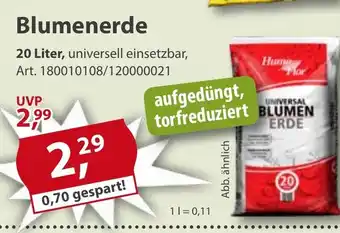 Sonderpreis Baumarkt Huma Flor Blumenerde Angebot