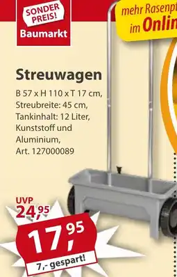 Sonderpreis Baumarkt Streuwagen Angebot