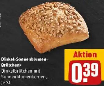 REWE Dinkel-Sonnenblumen Brötchen Angebot