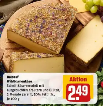 REWE Baldauf Wildblumenkäse Angebot