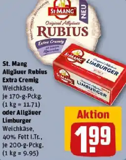 REWE St. Mang Allgäuer Rubius Extra Cremig Angebot