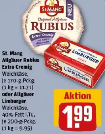 REWE St. Mang Allgäuer Rubius Extra Cremig Angebot