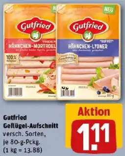 REWE Gutfried Geflügel-Aufschnitt Angebot