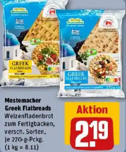 REWE Mestemacher Greek Flatbreads Angebot