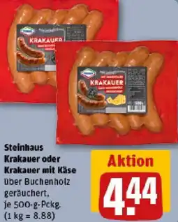 REWE Steinhaus Krakauer oder Krakauer mit Käse Angebot