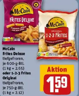 REWE McCain Frites Deluxe oder 1-2-3 Frites Original Angebot