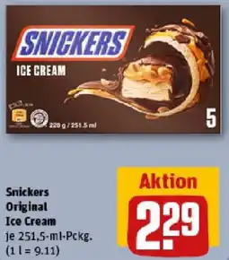 REWE Snickers Original Ice Cream Angebot