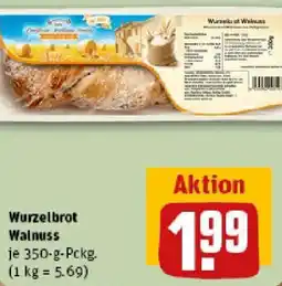 REWE Wurzelbrot Walnuss Angebot