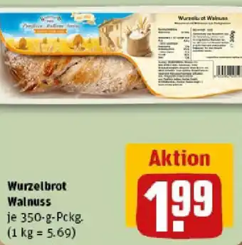 REWE Wurzelbrot Walnuss Angebot