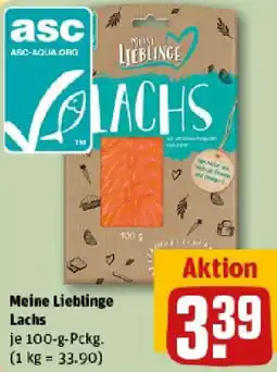 REWE Meine Lieblinge Lachs Angebot