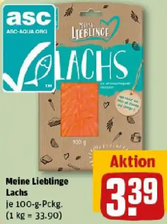 REWE Meine Lieblinge Lachs Angebot