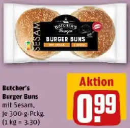 REWE Butcher's Burger Buns Angebot