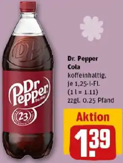 REWE Dr. Pepper Cola Angebot