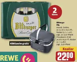 REWE Bitburger Pils Angebot