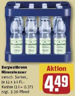 REWE Burgwallbronn Mineralwasser Angebot