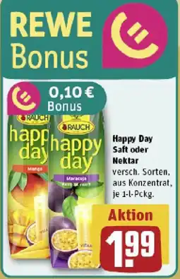 REWE RAUCH Happy Day Saft oder Nektar Angebot