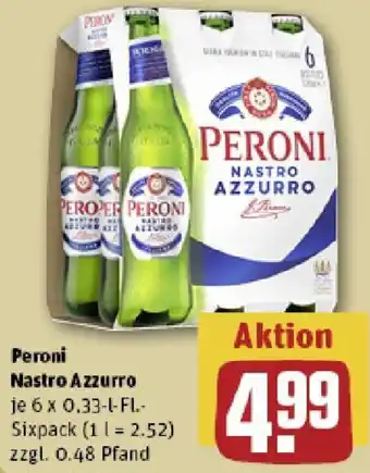 REWE Peroni Nastro Azzurro Angebot