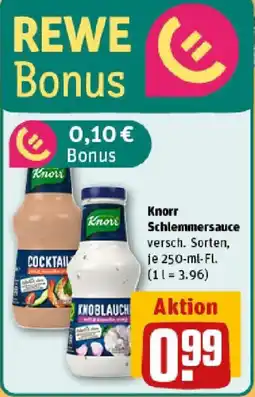 REWE Knorr Schlemmersauce Angebot