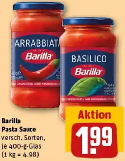 REWE Barilla Pasta Sauce Angebot