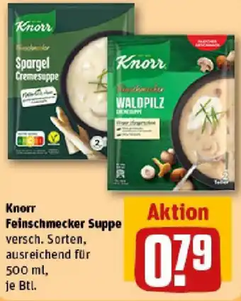REWE Knorr Feinschmecker Suppe Angebot