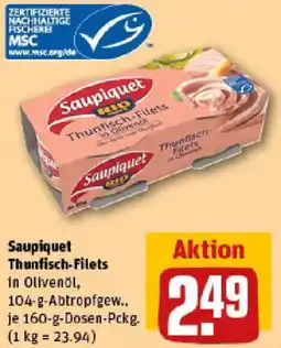 REWE Saupiquet Thunfisch-Filets Angebot