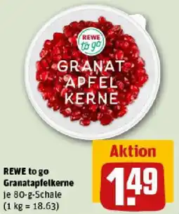 REWE REWE to go Granatapfelkerne Angebot