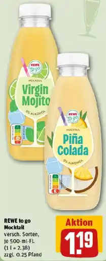 REWE REWE to go Mocktail Angebot