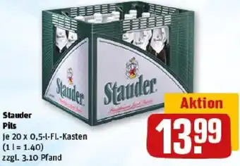 REWE Stauder Pils Angebot