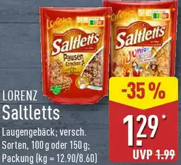Aldi Nord LORENZ Saltletts Angebot