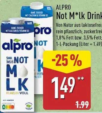 Aldi Nord ALPRO Not M*lk Drink Angebot