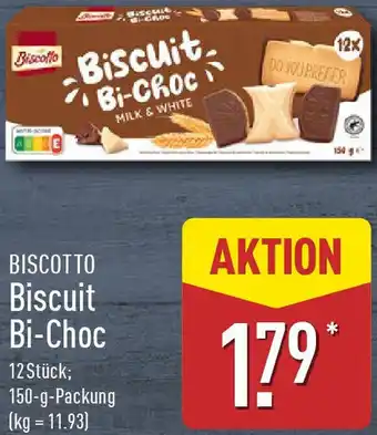 Aldi Nord BISCOTTO Biscuit Bi-Choc Angebot