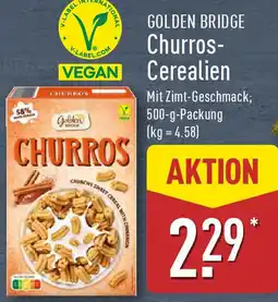 Aldi Nord GOLDEN BRIDGE Churros Cerealien Angebot