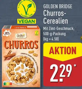 Aldi Nord GOLDEN BRIDGE Churros Cerealien Angebot