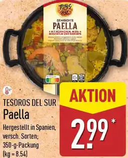 Aldi Nord TESOROS DEL SUR Paella Angebot