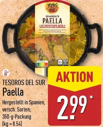 Aldi Nord TESOROS DEL SUR Paella Angebot