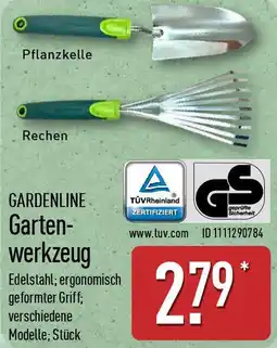 Aldi Nord GARDENLINE Gartenwerkzeug Angebot
