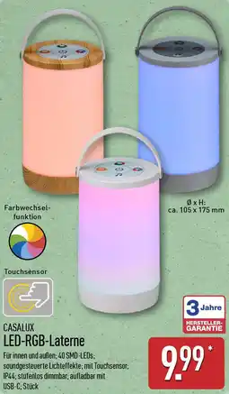 Aldi Nord CASALUX LED-RGB-Laterne Angebot