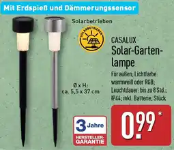 Aldi Nord CASALUX Solar-Gartenlampe Angebot