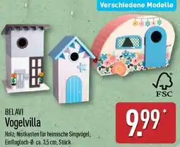 Aldi Nord BELAVI Vogelvilla Angebot