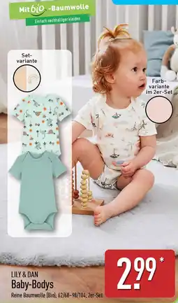 Aldi Nord LILY & DAN Baby-Bodys Angebot