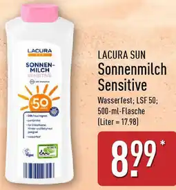 Aldi Nord LACURA SUN Sonnenmilch Sensitive Angebot