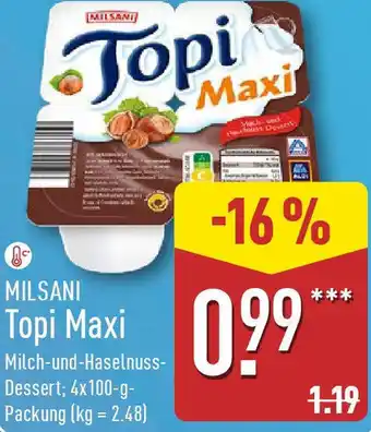 Aldi Nord MILSANI Topi Maxi Angebot