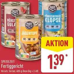 Aldi Nord SPEISEZEIT Fertiggericht Angebot