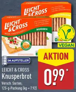 Aldi Nord LEICHT & CROSS Knusperbrot Angebot