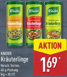 Aldi Nord KNORR Kräuterlinge Angebot